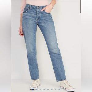 Old Navy High Waisted Straight Leg Jeans
